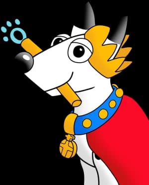 King playing card face — Arfie card games artwork