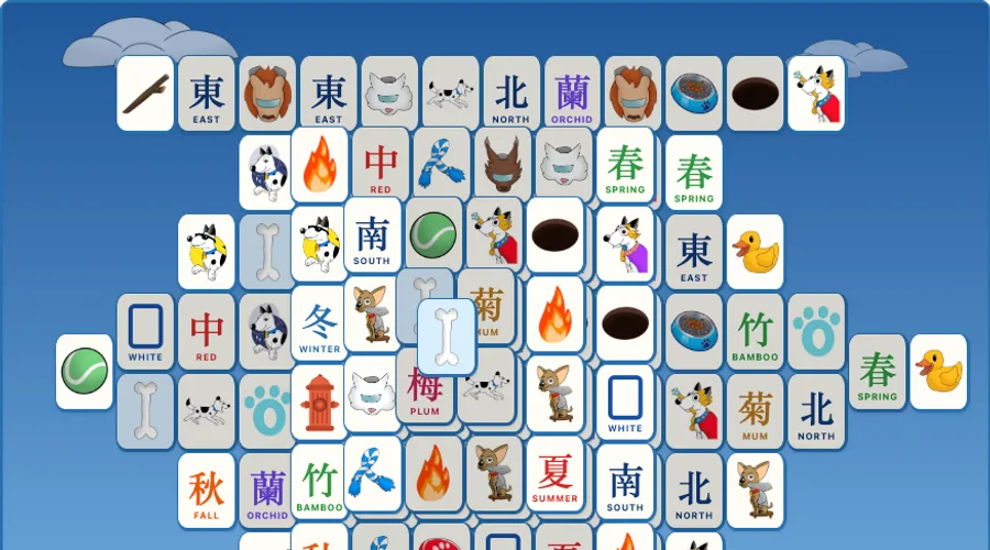 Mahjong tiles