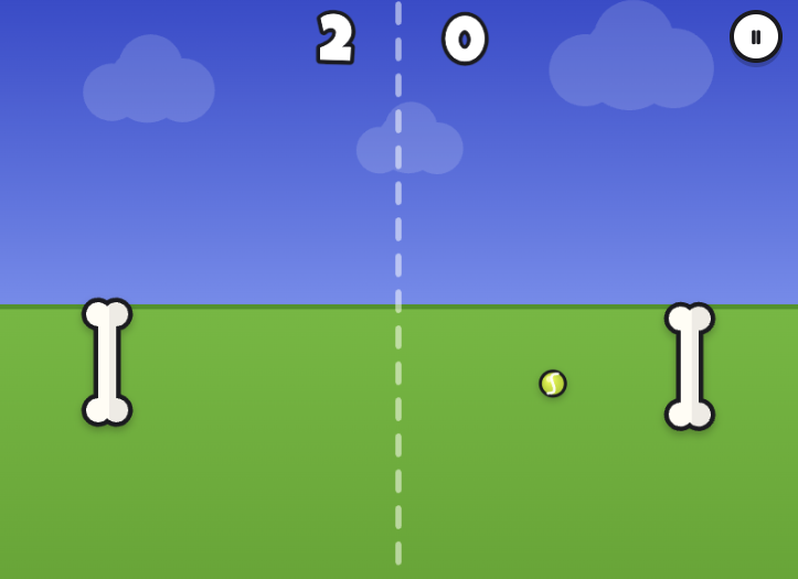 Puppy Pong gameplay