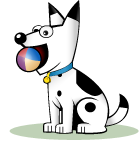 Arfie the Dogpile mascot
